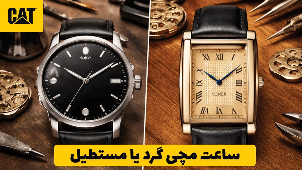 ساعت مچی گرد یا مستطیل