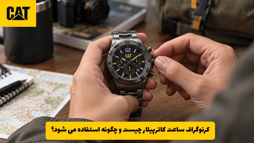 کرنوگراف ساعت کاترپیلار چیست و چگونه استفاده می شود؟